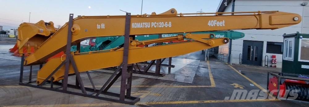Kobelco AND KOMATSU LONG REACH ARMS Excavadoras sobre orugas