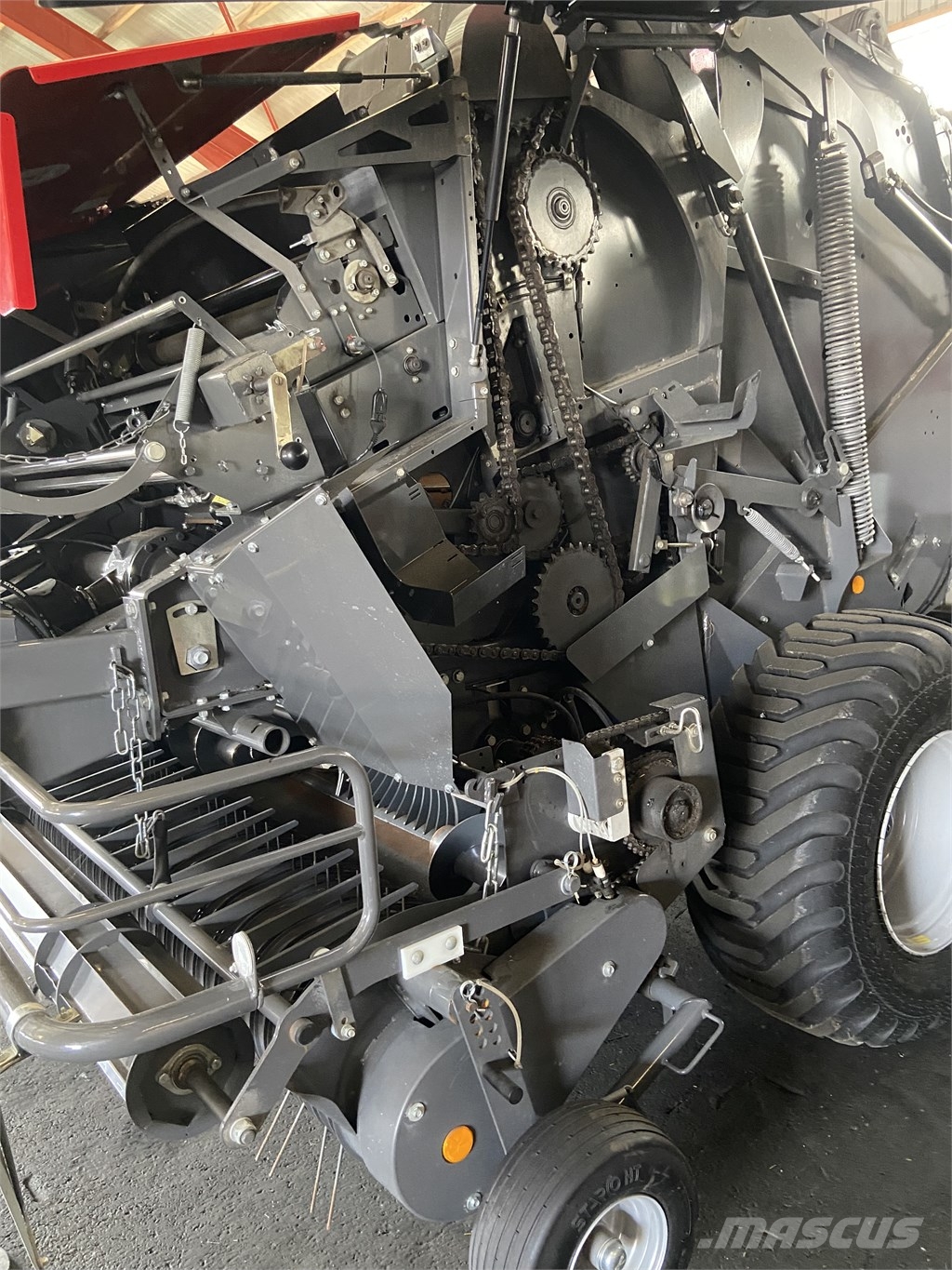 Massey Ferguson 4180 V Extra Rundbalspress med Flexkammare Prese/balirke za rolo bale