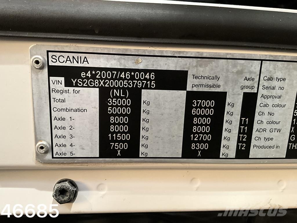Scania G 410 8x2 Euro 6 Palfinger 41 Tonmeter laadkraan J Univerzálne terénne žeriavy