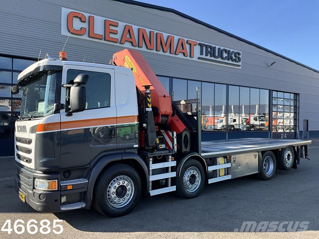 Scania G 410 8x2 Euro 6 Palfinger 41 Tonmeter laadkraan J Univerzálne terénne žeriavy