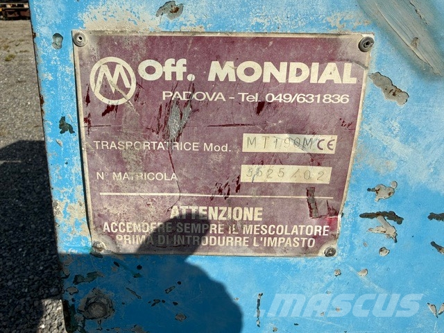 Putzmeister MONDIAL USED PUMP Бетононасосы