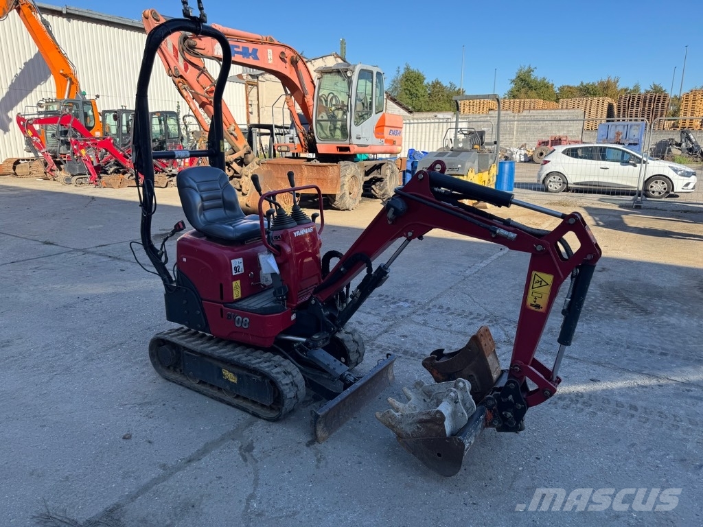 Yanmar SV08 (1E069) حفارات صغيرة أقل من 7 طن (حفارات صغيرة)