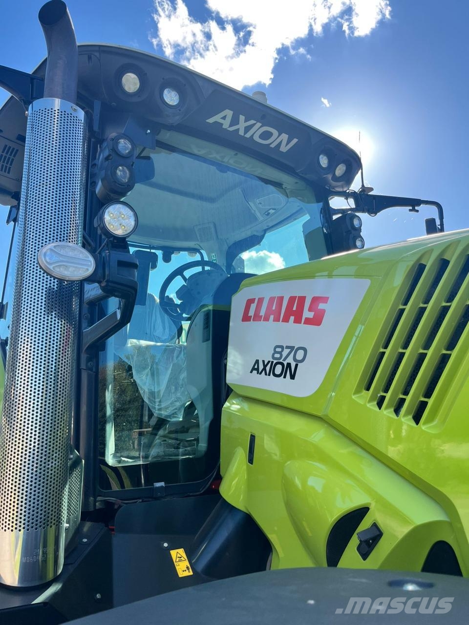 CLAAS Axion 870 CMATIC, 2463Bh, S10, TOP 트랙터