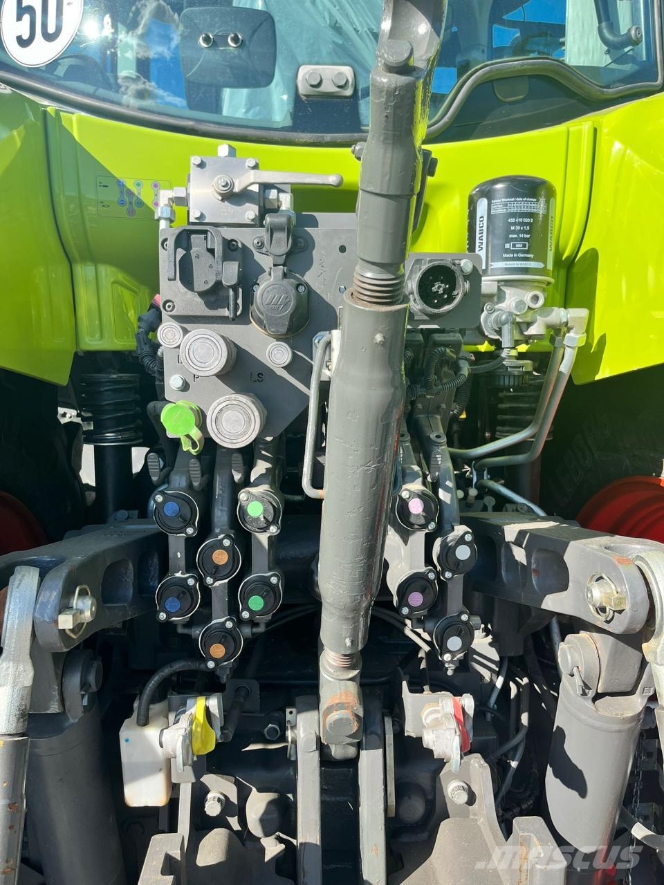 CLAAS Axion 870 CMATIC, 2463Bh, S10, TOP 트랙터