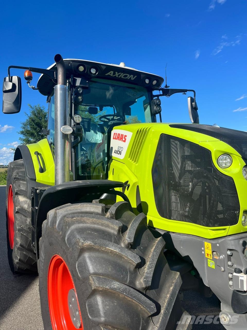 CLAAS Axion 870 CMATIC, 2463Bh, S10, TOP 트랙터