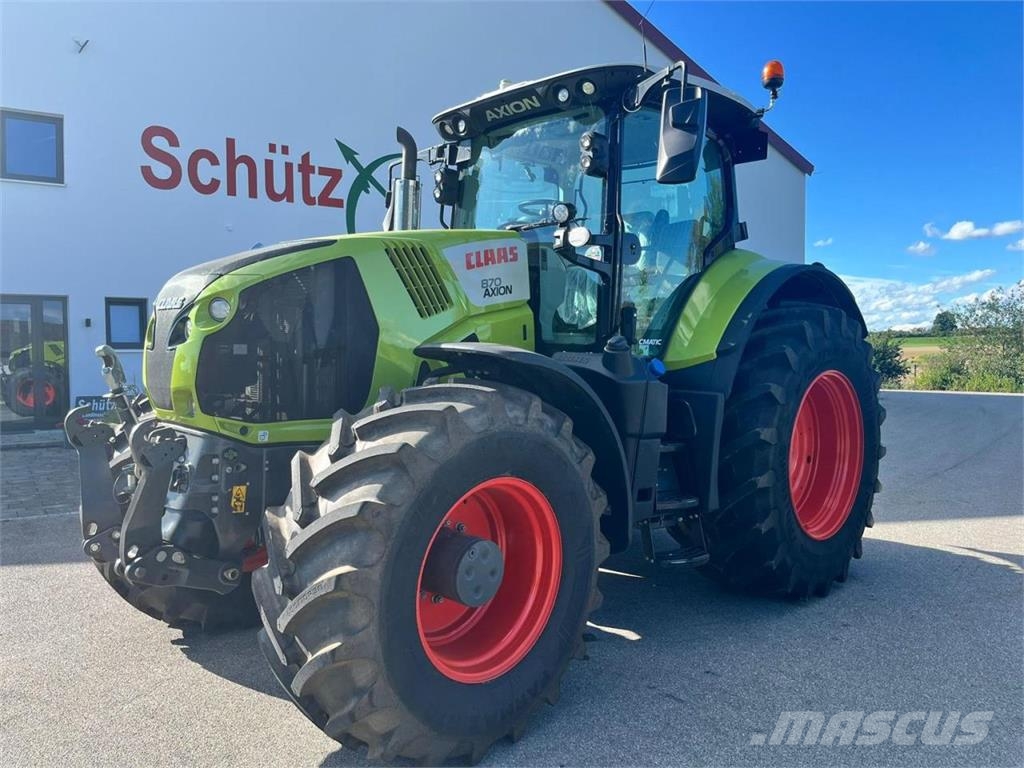 CLAAS Axion 870 CMATIC, 2463Bh, S10, TOP 트랙터