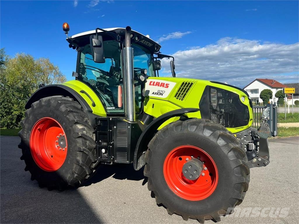 CLAAS Axion 870 CMATIC, 2463Bh, S10, TOP 트랙터