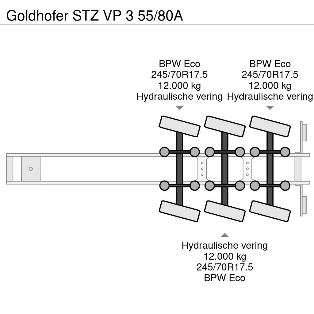 Goldhofer STZ VP 3 55/80A Zemie treileri