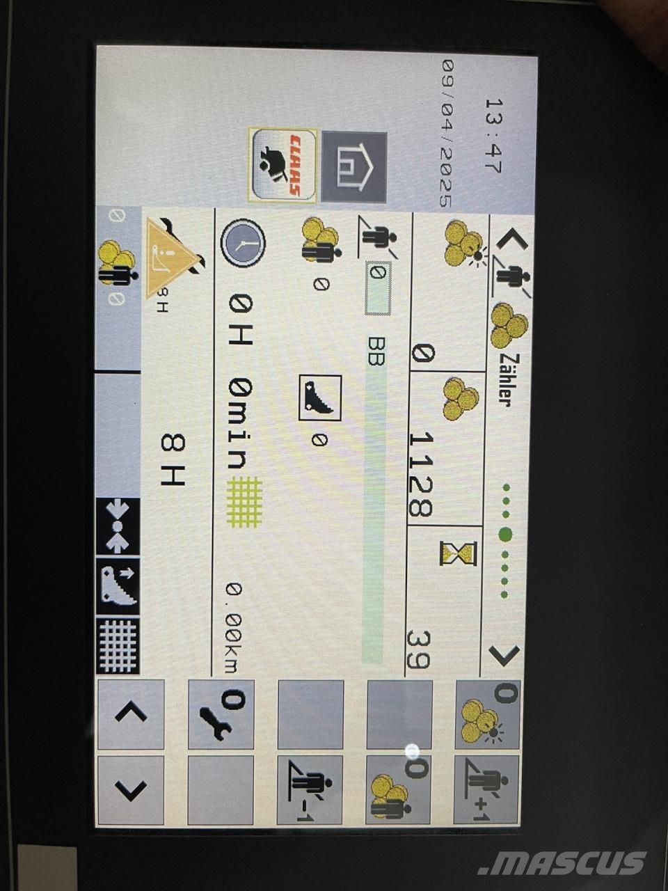 CLAAS Variant 580 RC PRO Lisy na okrúhle balíky