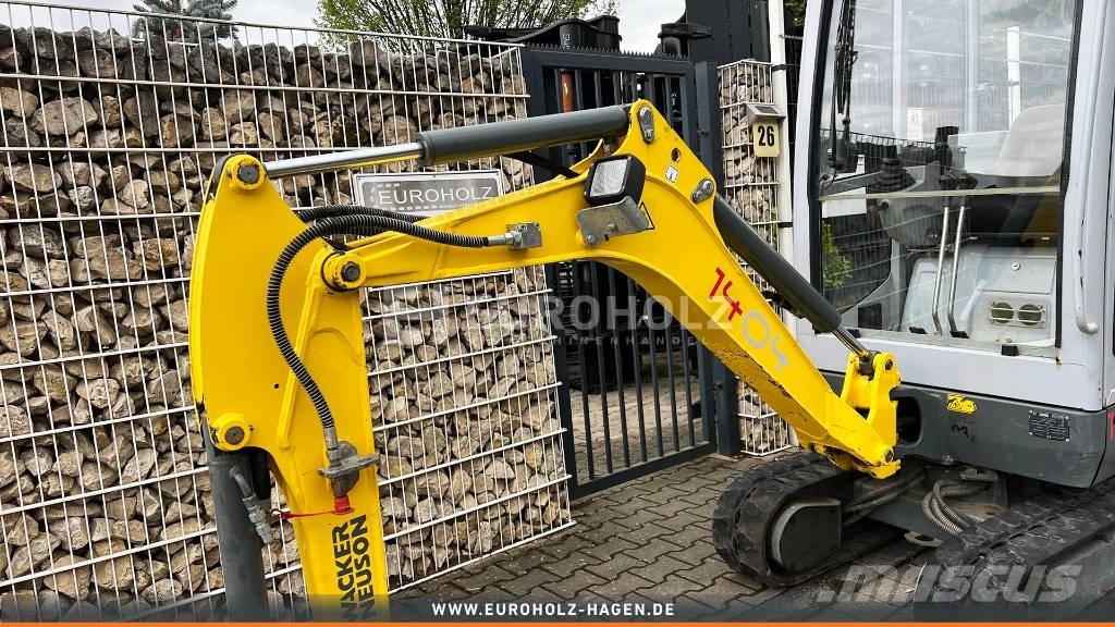 Wacker Neuson 1404 Minibagger, Schnellwechsler MS01, Knickmatik Miniexcavadoras