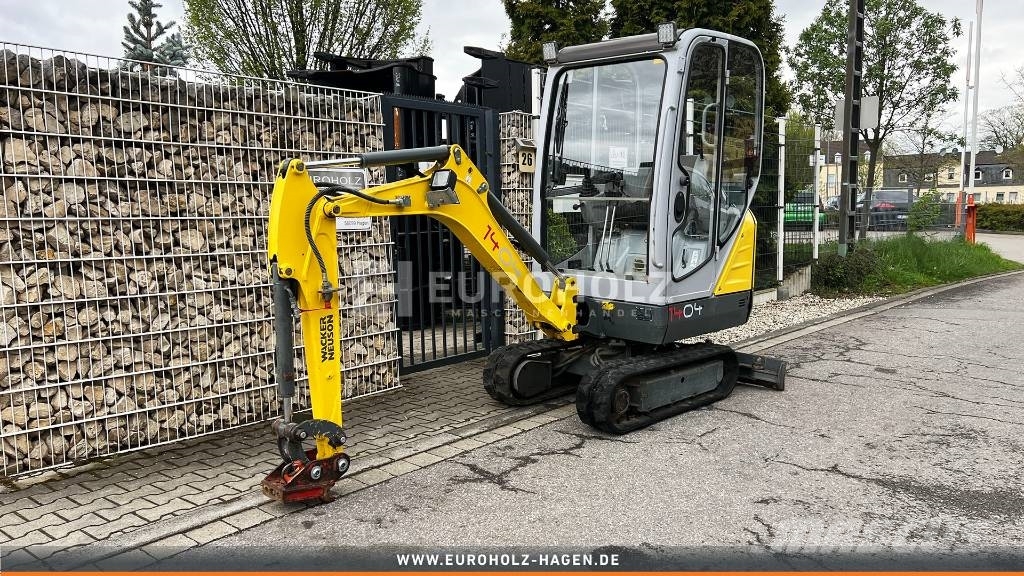 Wacker Neuson 1404 Minibagger, Schnellwechsler MS01, Knickmatik Miniexcavadoras