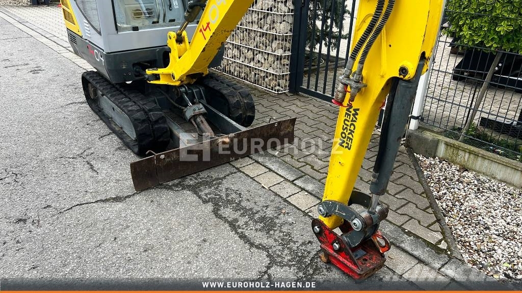 Wacker Neuson 1404 Minibagger, Schnellwechsler MS01, Knickmatik Miniexcavadoras
