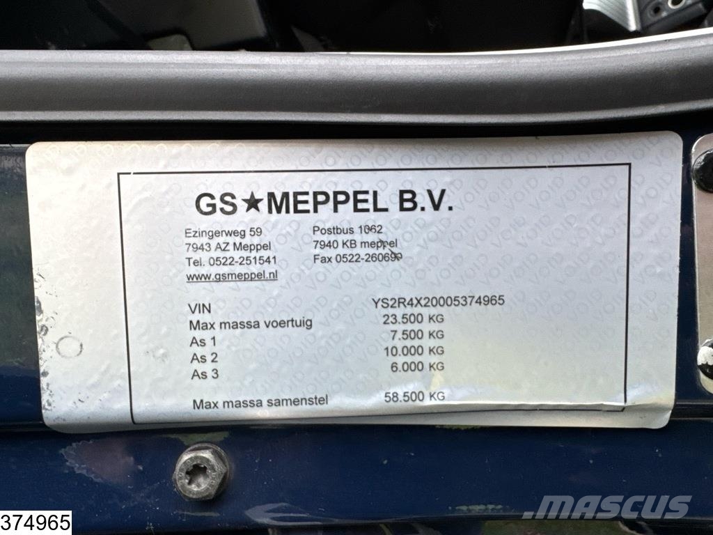 Scania R 450 6x2, EURO 6, Retarder, Combi, GS Meppel Oprijwagen