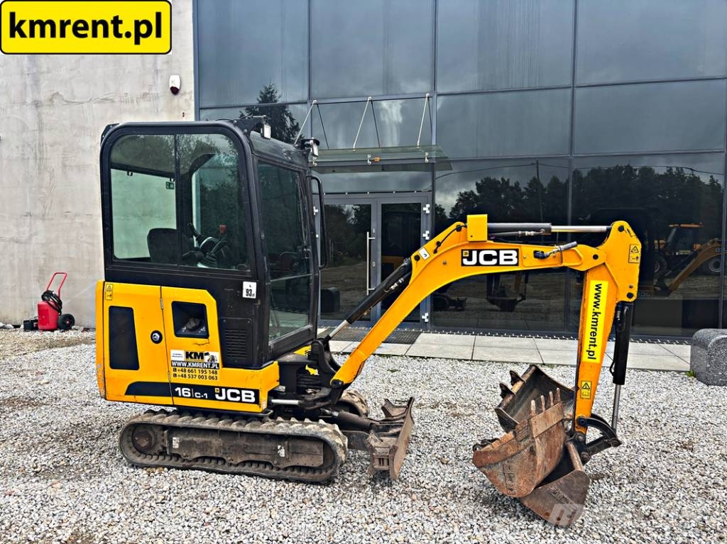 JCB 16 C-1 T3 MINI-KOPARKA 2022R MTH: 1274 | JCB 8015 Minigraafmachines < 7t