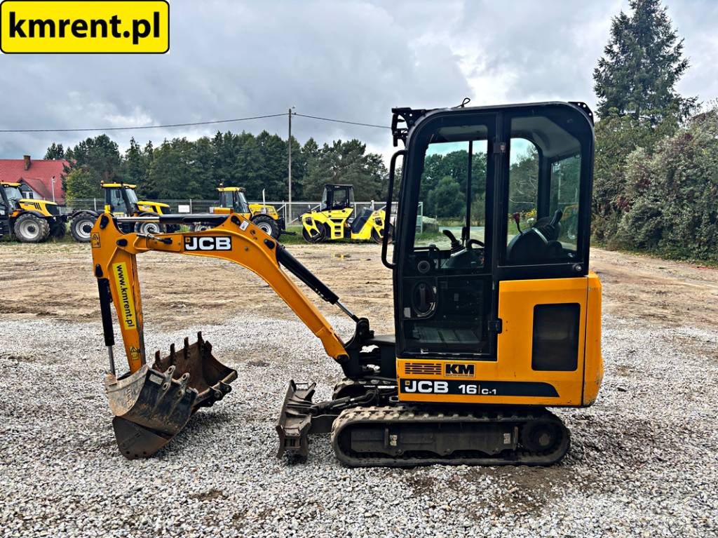 JCB 16 C-1 T3 MINI-KOPARKA 2022R MTH: 1274 | JCB 8015 Minigraafmachines < 7t