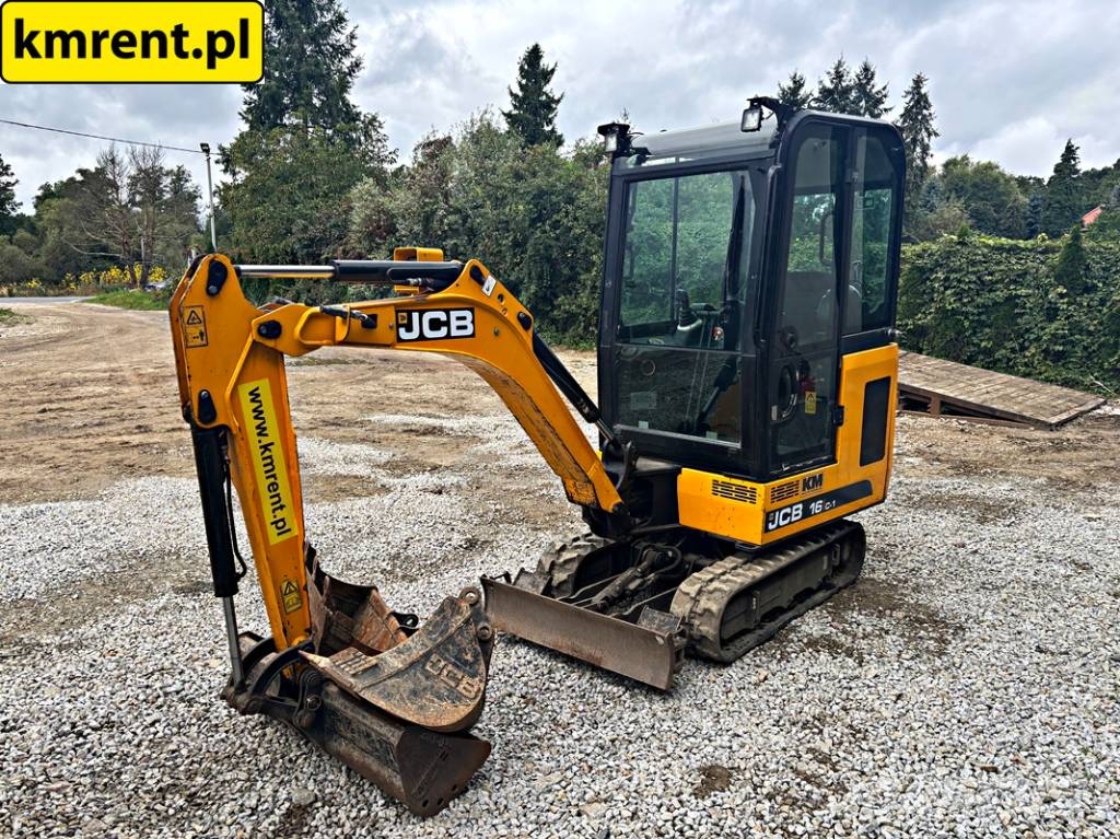 JCB 16 C-1 T3 MINI-KOPARKA 2022R MTH: 1274 | JCB 8015 Minigraafmachines < 7t