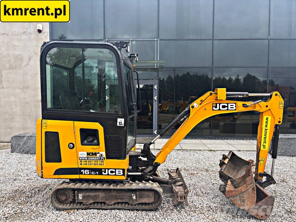 JCB 16 C-1 T3 MINI-KOPARKA 2022R MTH: 1274 | JCB 8015 Minigraafmachines < 7t