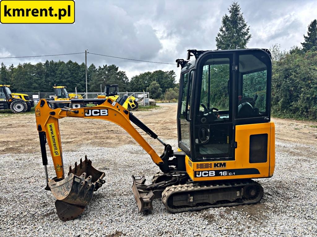 JCB 16 C-1 T3 MINI-KOPARKA 2022R MTH: 1274 | JCB 8015 Minigraafmachines < 7t