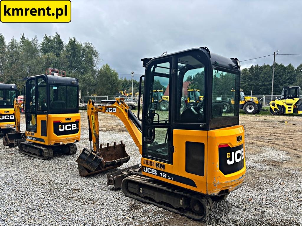 JCB 16 C-1 T3 MINI-KOPARKA 2022R MTH: 1274 | JCB 8015 Minigraafmachines < 7t