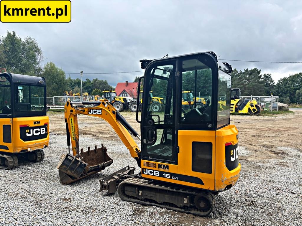 JCB 16 C-1 T3 MINI-KOPARKA 2022R MTH: 1274 | JCB 8015 Minigraafmachines < 7t