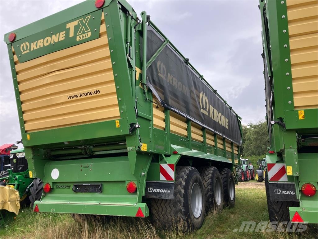 Krone TX 560 Käsittely- ja sijoittelulaitteet