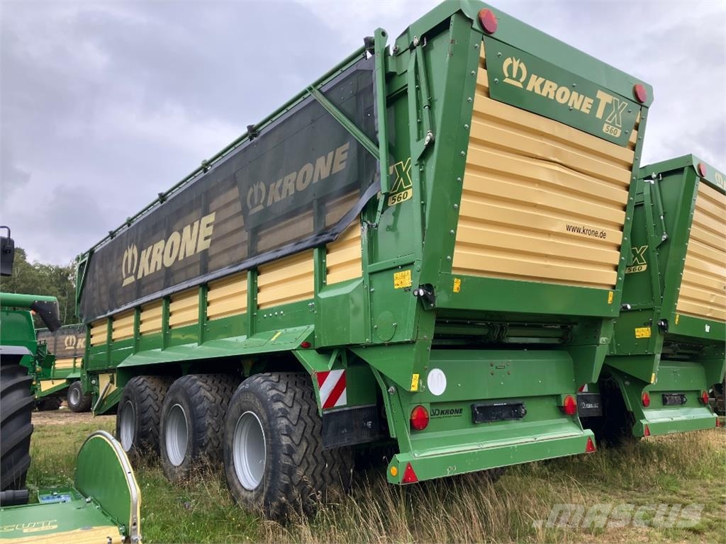 Krone TX 560 Käsittely- ja sijoittelulaitteet
