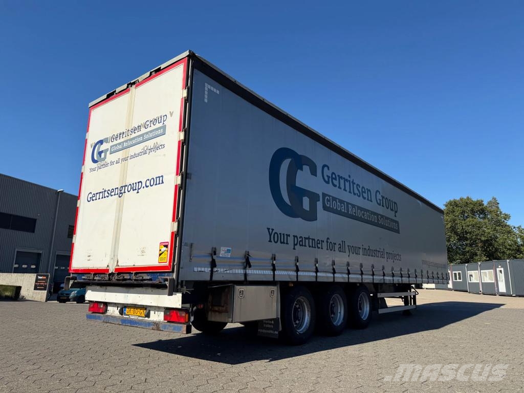 Groenewegen DRO-14-27 DRO-14-27 Tautliner Mega, Edscha Tents puspiekabes