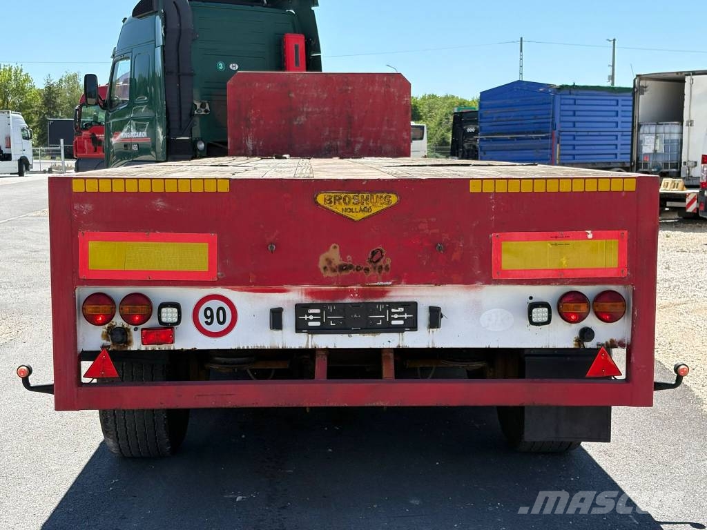 Broshuis félpótkocsi platform Poluprikolice sa otvorenim sandukom
