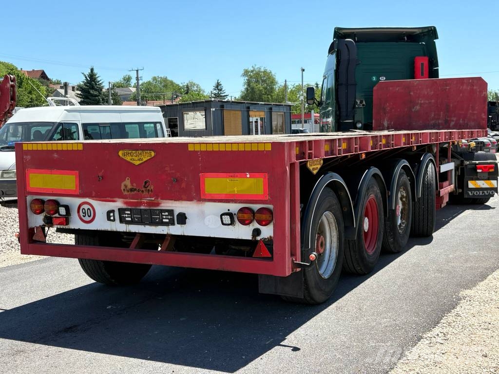 Broshuis félpótkocsi platform Poluprikolice sa otvorenim sandukom
