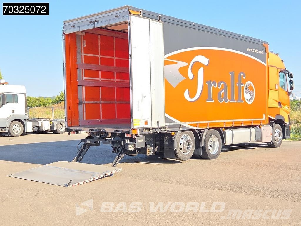 Renault T 480 T 6X2 Retarder Lift Axle Full Air 2t Tailgat Curtainsider trucks