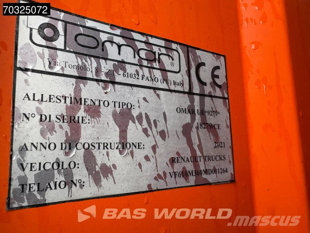 Renault T 480 T 6X2 Retarder Lift Axle Full Air 2t Tailgat Camión con caja abierta
