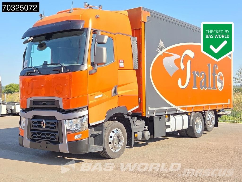 Renault T 480 T 6X2 Retarder Lift Axle Full Air 2t Tailgat Camión con caja abierta
