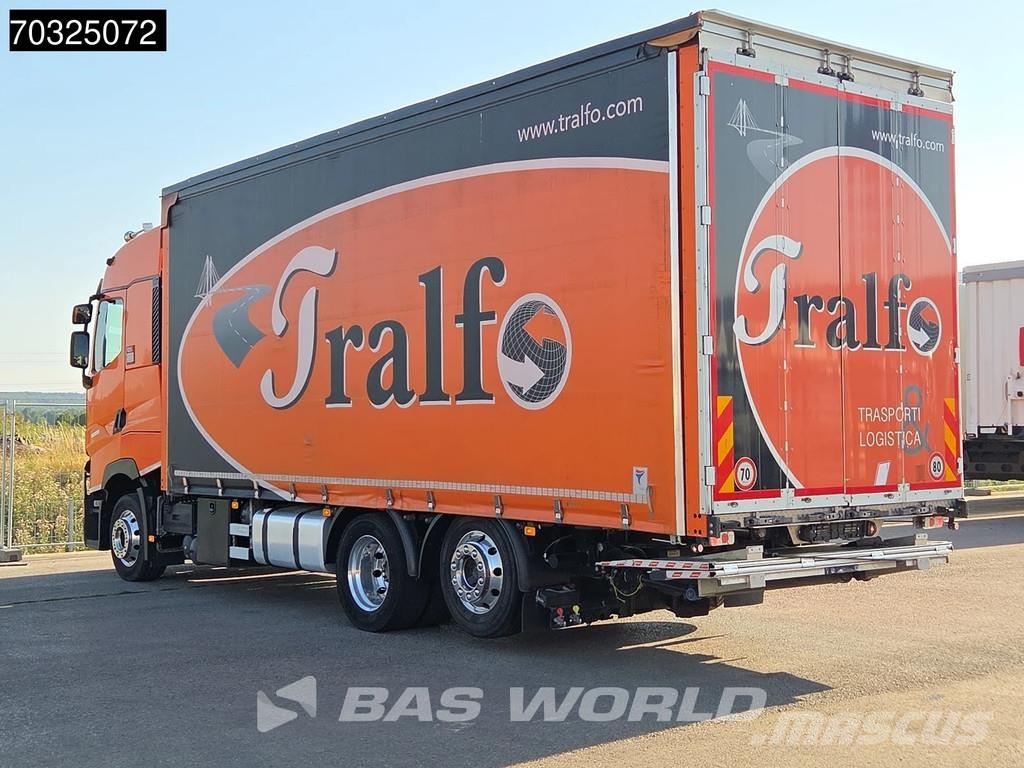 Renault T 480 T 6X2 Retarder Lift Axle Full Air 2t Tailgat Camión con caja abierta