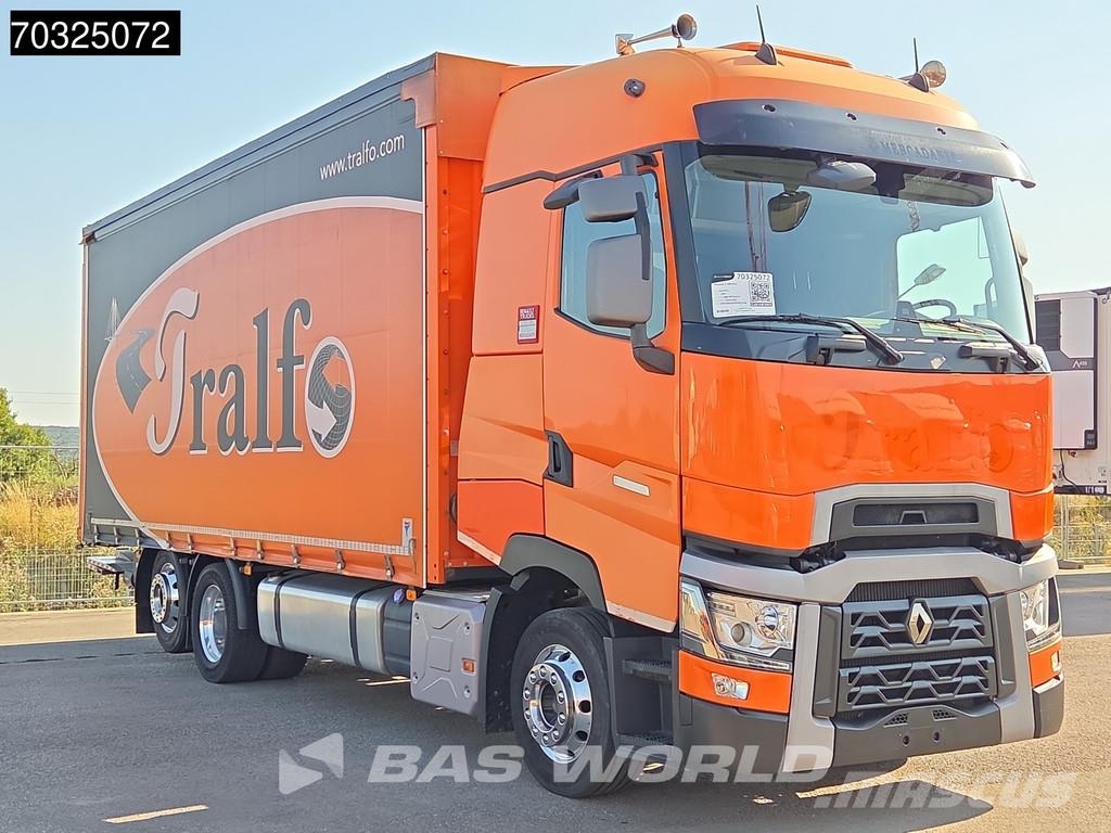 Renault T 480 T 6X2 Retarder Lift Axle Full Air 2t Tailgat Curtainsider trucks