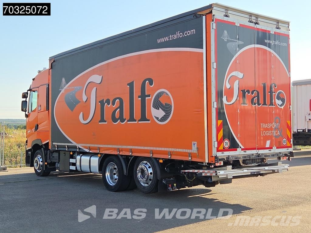 Renault T 480 T 6X2 Retarder Lift Axle Full Air 2t Tailgat Curtain sider trucks