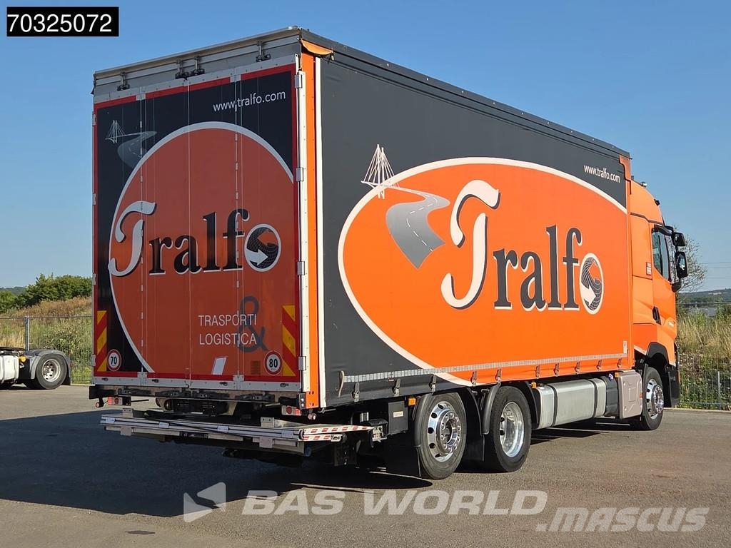Renault T 480 T 6X2 Retarder Lift Axle Full Air 2t Tailgat Camión con caja abierta