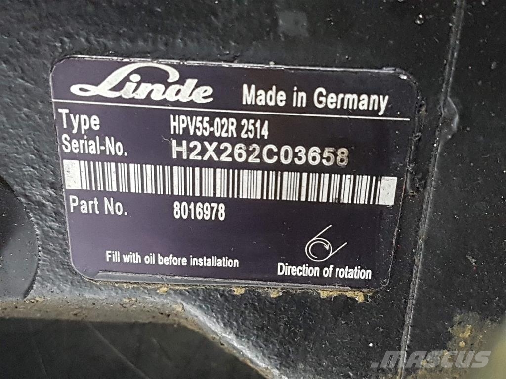 Atlas AR65-Linde HPV55-02R-8016978-Drive pump/Fahrpumpe 液压