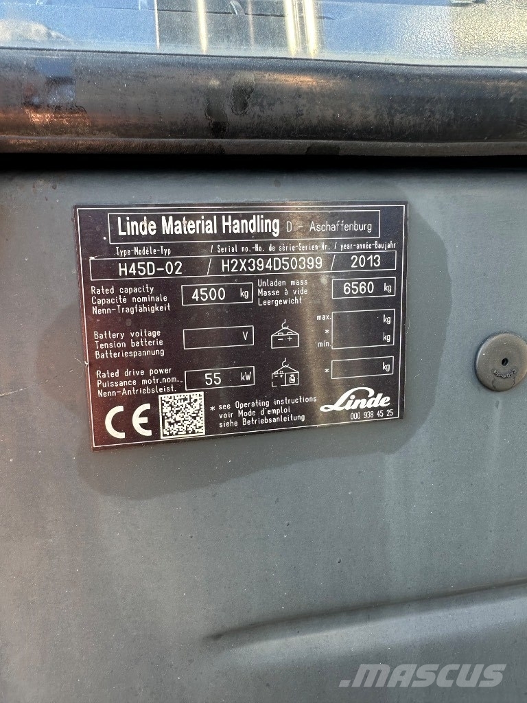 Linde H 45 D Diiseltõstukid