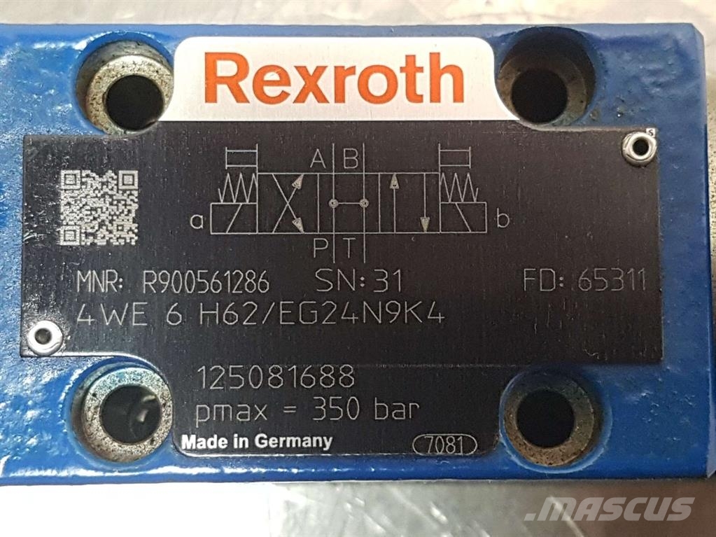Rexroth 4WE6H62/EG24N9K4-R900561286-NG6 4/3 Valve 24V Хидравлични