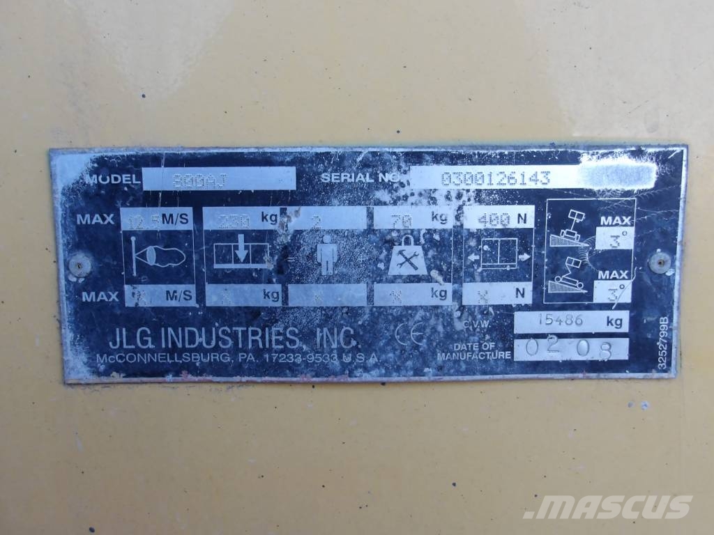 JLG 800 AJ Knikarmhoogwerkers