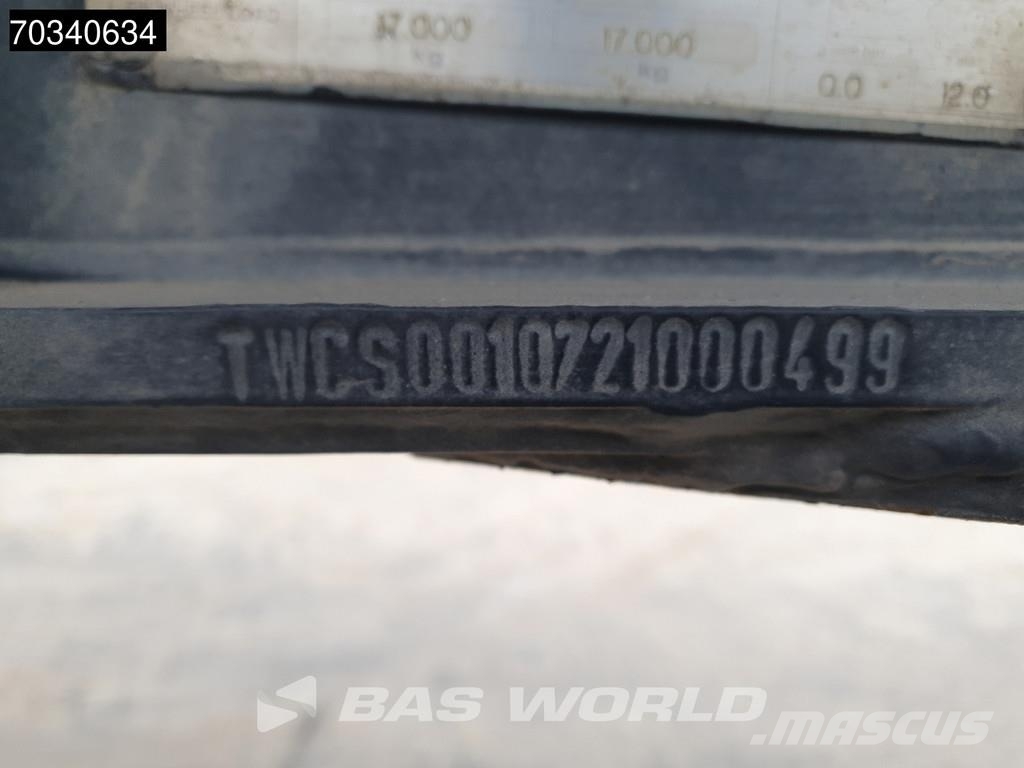 GALTRAILER B2PS Lift Axle Steel SAF Semirimorchi a cassone ribaltabile