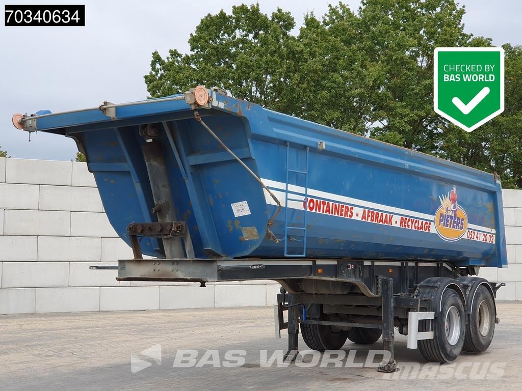 GALTRAILER B2PS Lift Axle Steel SAF Semirimorchi a cassone ribaltabile