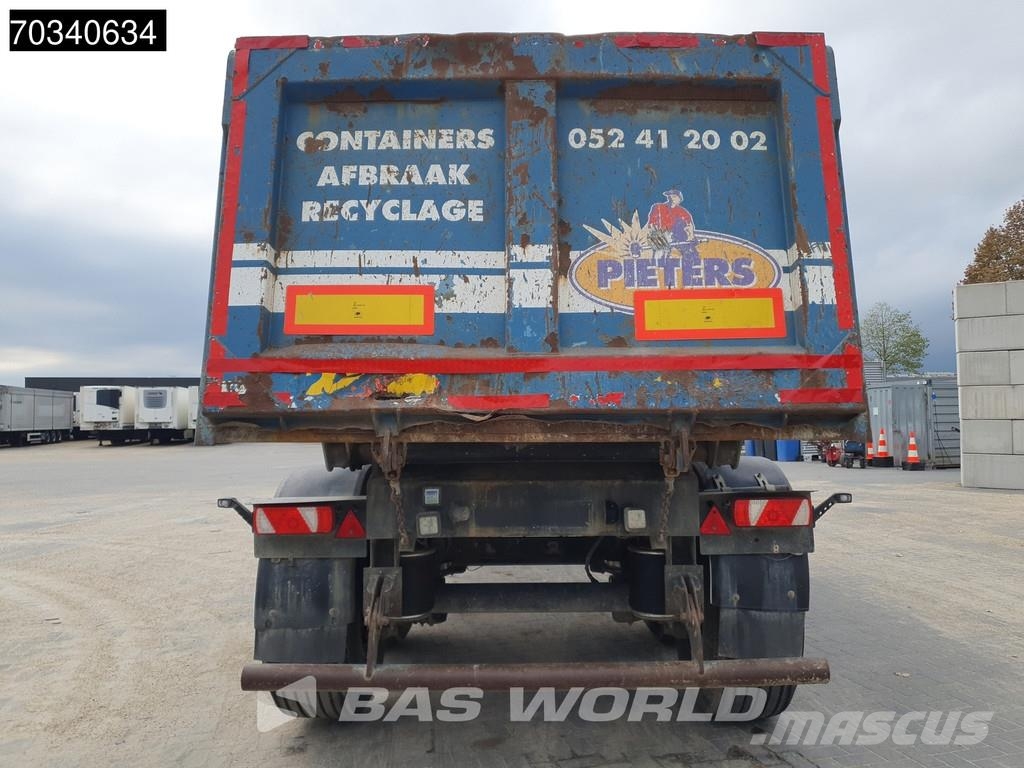 GALTRAILER B2PS Lift Axle Steel SAF Semirimorchi a cassone ribaltabile