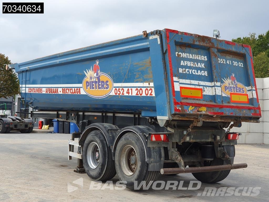 GALTRAILER B2PS Lift Axle Steel SAF Semirimorchi a cassone ribaltabile