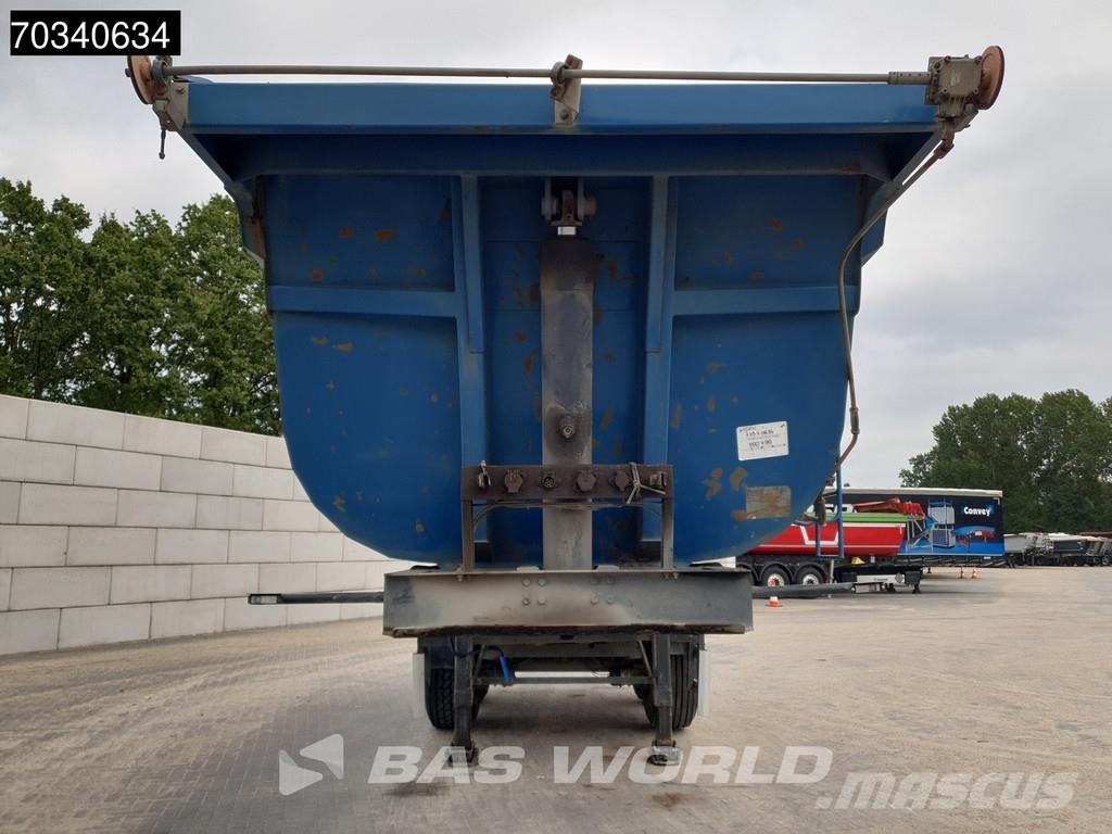 GALTRAILER B2PS Lift Axle Steel SAF Semirimorchi a cassone ribaltabile