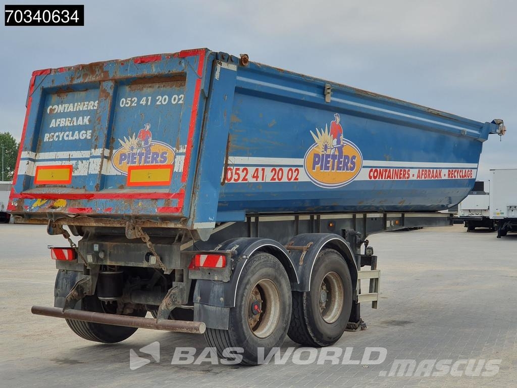 GALTRAILER B2PS Lift Axle Steel SAF Semirimorchi a cassone ribaltabile