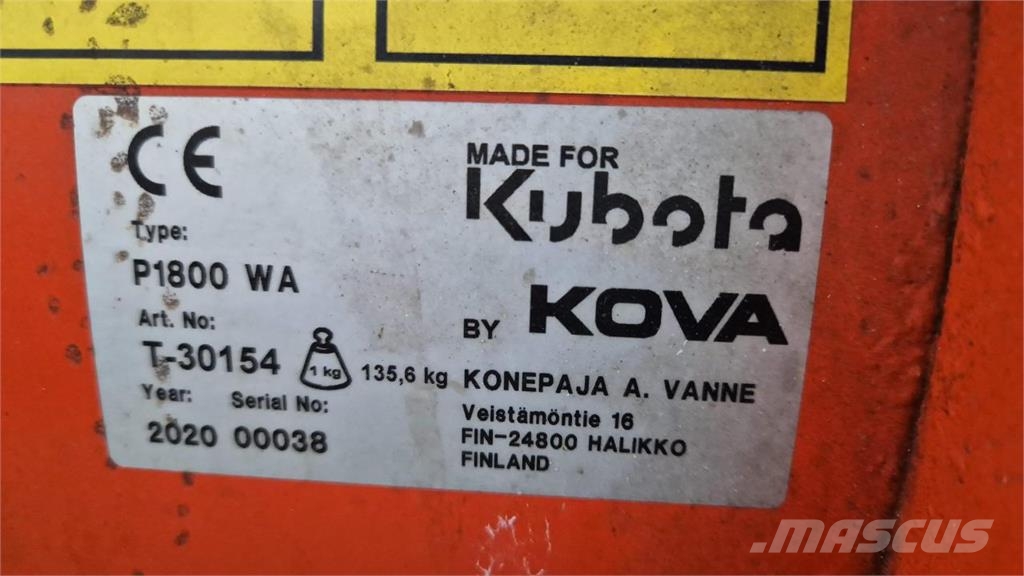 Kubota 1800mm Kuppeldreieck Lame pentru dezapezire si pluguri