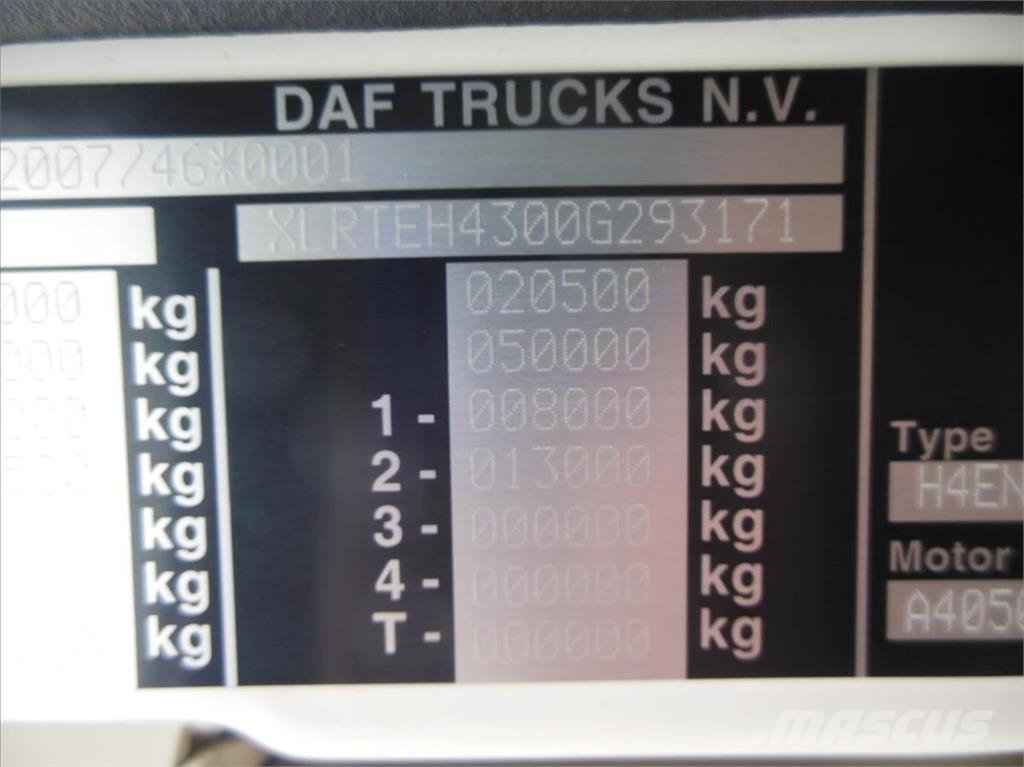 DAF XF 106.480 SC, Standart Tractores (camiões)