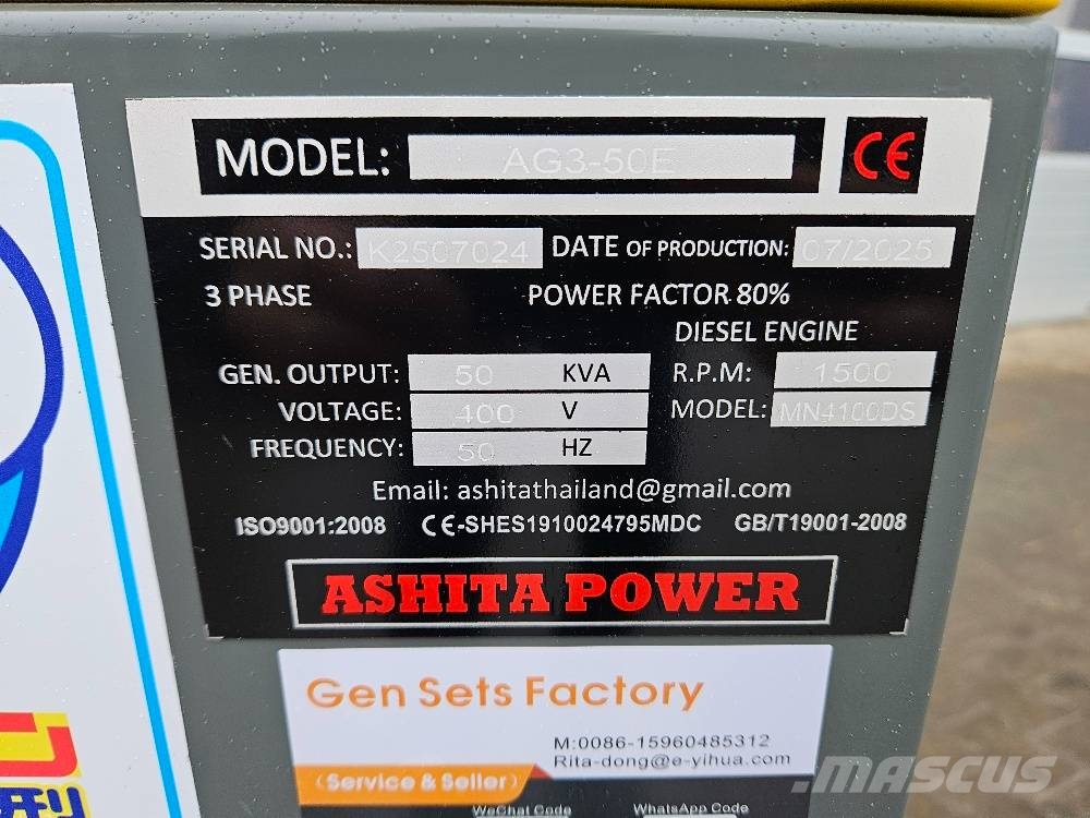 Ashita Power AG3-50E Dizelski agregati