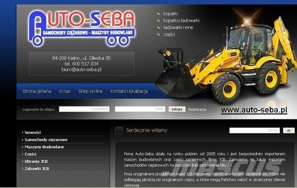 JCB OLEJE SMARY FILTRY JCB oryginalne JCB Retrocargadoras